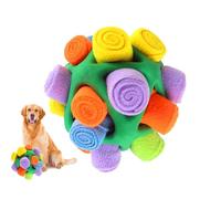 Generisch Balles de puzzle pour chien - Compagnon à fourrure - Jouet interactif - Distributeur de friandises lavable - Balle à renifler indestructible - Parfait pour les chiots, les adultes, les