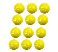 Generisch Balles de tennis - Mini balles en mousse - Balle anti-stress - Jaune - Pour jeux d' - Intérieur et extérieur - Pour et filles