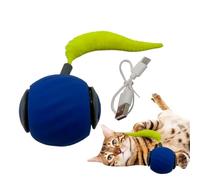 Generisch Balles pour chat - Balle mobile avec queue à 2 vitesses - Jouet enrichissant pour chat - Activité de jeu et de chasse - Pour l'ennui dans la maison
