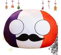 Generisch Ballon de pays en peluche, jouet doux et rembourré pour la décoration de la maison, cadeau de voyage en peluche