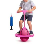 Generisch Ballon sauteur avec poignée - PVC anti-éclatement, jouet assis et sauteur pour tout-petits, équipement de jeu de sport actif | Pull kangourou géant, kit d'activités de plein air rétro pour
