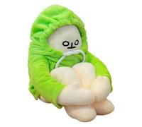 Generisch Banane garnie - en Peluche Bizarre - 17,7 cm - Adorable Cadeau d'anniversaire pour et Adultes - Pendentif Suspendu pour Sac