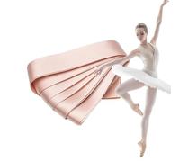 Generisch Bande de ballet en satin de 220 cm | Rouleau élastique en satin pour chaussures de ballet pour spectacles de danse, entraînement, accessoires de costume, vêtements de scène et utilisation