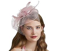 Generisch Bandeau de basket-ball Chapeaux pour femmes Fascinators Femmes Pilulier Chapeau de fleurs pour thé Mariage Église Bandeau Randonnée Hiver, a, taille unique