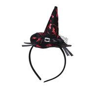 Generisch Bandeau de sorcière d'Halloween - Mini chapeau de sorcière pointu pour - Bandeau de sorcière pour fêtes costumées d'Halloween, jeux de rôle à l'école, fêtes à thème