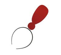 Generisch Bandeau d'Halloween en dentelle flèche - Bandeau avec point d'exclamation - Accessoire de cheveux élastique - Accessoire de jeu pour cabines photo - Accessoire de fête