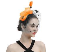 Generisch Bandeau néon pour femmes Fascinators Femme Bow Top Chapeau pour Tea Party Cocktail Mariage Église Bandeau de transpiration Ensemble homme, e, taille unique