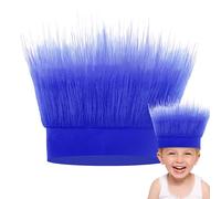 Generisch Bandeau Troll - Perruque de cheveux folle - Pour cosplay - Bonnets confortables - Accessoires pour encourager les , les adolescents et les adultes
