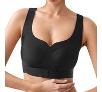 Generisch Bandoulière confortable et transparente pour femme, sans fil, dos nu, sans éponge, avec bretelles convertibles pour petite femme, Noir , M