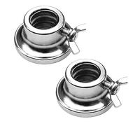Generisch BarbellCollars - Lot de 2 Pinces à vis WeightLock - Bouchons de Barre en Fer - Fixations avec stabilité fiable - Accessoires de Barre Standard pour la Gym et l'entraînement
