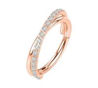 Generisch Bas à anneaux rouges pour tragus chirurgical, conch, daith, piercing pour cartilage, boucle d'oreille, cubique, anneau de nez, anneau de nez, anneaux en argent 925, ensemble pour femme (B