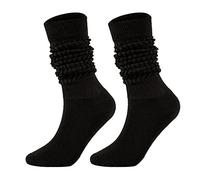 Generisch Bas autofixants à jambes courtes et chaussettes polyvalentes pour homme et femme dans le même style Bas ouverts en latex, Noir , taille unique