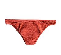 Generisch Bas de bikini pour femme au look crochet - Bas de bikini brésilien - Slip de bikini tendance de style bohème pour la plage et l'été, Style_b08 rouge, M