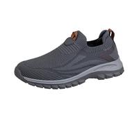 Generisch Baskets à enfiler pour homme, bon amorti, légères, chaussures de marche, chaussures de sport, semelle souple, mousse à mémoire de forme, extérieur, sport, camping, randonnée, chaussures de