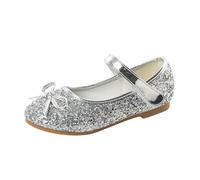 Generisch - Baskets avec nœud à paillettes scintillantes pour la danse, la vie quotidienne, chaussures plates pour l'école, les aventures en plein air, accompagnement idéal pour les jeunes femmes de 4