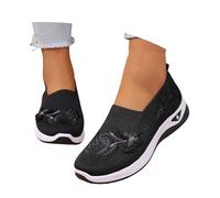 Generisch Baskets décontractées à enfiler en maille respirante pour femme, légères comme une plume, confortables, idéales pour les promenades estivales ainsi que pour les loisirs quotidiens
