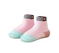 Generisch Baskets d'été pour bébé avec design respirant pour un confort optimal et un maintien sûr grâce à des semelles robustes, idéales comme premières chaussures d'apprentissage de la marche, Rose