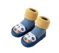 Generisch Baskets d'hiver pour enfant avec fond plat et doublure douillette pour une chaleur optimale et un confort par temps froid, b, 19 EU