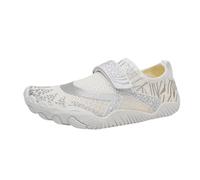 Generisch Baskets élastiques à enfiler pour homme et femme avec cinq orteils, idéales pour la plongée avec tuba à la plage ou à la piscine, Blanc., 39 EU