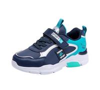 Generisch Baskets légères pour garçon 37 - Tennis Athletic - Course à pied - Chaussures de sport légères pour petits/grands enfants - Taille 39, bleu, 35 EU