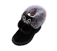 Generisch Baskets modernes pour bébé fille comme bottes courtes sportives avec coupe confortable, semelle extérieure flexible pour une liberté de mouvement optimale, Noir , 22.5 EU