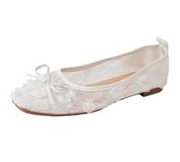 Generisch Baskets orthopédiques pour femme - Chaussures d'été légères - Respirantes et décontractées - Chaussures de course confortables - Chaussures de sport à enfiler, Blanc., 40 EU