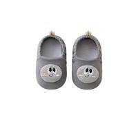 Generisch Baskets pour bébé avec semelle souple comme premières chaussures pour les tout-petits avec un joli design de dessin animé, idéales pour l'intérieur et l'extérieur, gris, 19 EU
