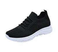 Generisch Baskets pour femme - Chaussures de sport d'été en maille respirante - Couleur unie - Légères - Semelle souple - Chaussures de jogging - Chaussures de course à pied - Chaussures de marche