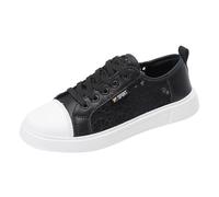 Generisch Baskets pour femme - Respirantes - En maille - Chaussures de marche - En tissu - Pour fête de la bière - Élégantes - Pour l'été et les loisirs, Noir 01, 36 EU