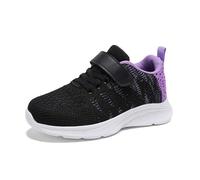 Generisch Baskets pour fille au quotidien, design confortable, ferme, léger, respirant, chaussures tendance pour adolescentes de 7 à 15 ans, lilas, 31.5 EU