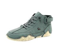 Generisch Baskets pour homme et femme, chaussures de loisirs sportives pour homme, chaussures légères, respirantes, légères, couleur unie, antidérapantes, chaussures de randonnée pour l'hiver, vert