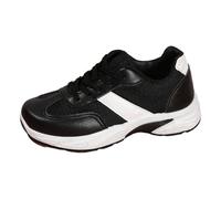 Generisch Baskets tendance à plateforme pour une marche confortable avec semelle épaisse - Chaussures de sport polyvalentes pour le quotidien - Chaussures de loisirs pour femme avec profil robuste