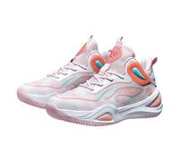 Generisch Baskets tendance pour jeunes filles comme chaussures de basket-ball pour les activités scolaires avec semelle résistante pour les terrains en béton les défis sportifs, Rose, 35 EU