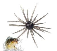 Generisch Bass FishingS Fuzzy Baits - Leurre de mer souple réaliste - Coulant lentement - Avec plusieurs tentacules - Pour les réservoirs d'eau salée le long des lignes côtières, pêcheurs débutants