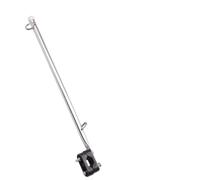 Generisch Bateau en acier inoxydable - Mât de drapeau - Support de drapeau de marine réglable - Télescope - | Accessoires de voile légers en plein air - Kit d'affichage universel pour bateaux de pêche