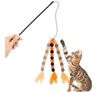 Generisch Bâton de interactif pour chat avec clochette sonore | jouet d'exercice léger pour animaux de compagnie, accessoires amusants rétractables | Entraînement de l'agilité et le diverti