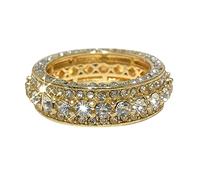 Generisch Baume de calendula pour femme - Bagues d'accompagnement - Bagues pour femme - Bijoux classiques - Filles - Femme - Calendula - Thé, 7, Cuivre, Aucune pierre précieuse