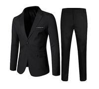 Generisch Bébé 62 Garçons Bébé Garçon Printemps Solide Manches Longues Pantalons Manteau Tenues 2 Pièces Vêtements Robe avec Nom, Noir , 10-11 ans