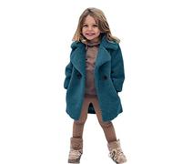 Generisch Bébé N Enfant Bébé Enfant Manteau Doux Hiver Coupe-vent Épais Manteau Veste Vêtements d'extérieur chauds Veste Livres de filles 13, Marine, 3-4 ans