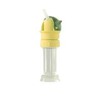 Generisch Bec verseur de bouteille - Adaptateur de rechange 2 en 1 anti-fuite - Couvercle de paille pour bouteille d'eau - Pour camping, pique-nique, , crèche, maternelle, parc, école et fille