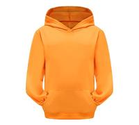 Generisch Belles choses pour adolescentes filles impressions sweat à capuche chaud pulls hauts enfants tenues survêtement bébé pull fille 62, Orange, 10-11 ans