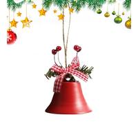Generisch Bells de Noël - Cloches de Noël en jingle en métal - Bells antiques de Noël avec bow/baies de Noël - Ornement pour les décorations de Noël