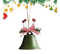 Generisch Bells de Noël - Cloches de Noël en jingle en métal - Bells antiques de Noël avec bow/baies de Noël - Ornement pour les décorations de Noël