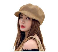 Generisch Béret basque octogonal pour femme avec languette de canard, pour les excursions d'été, protection solaire, café, 55-60