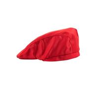 Generisch Béret basque unisexe pour adulte - Chapeau de restauration - Casquette de serveur - Bleu foncé, rouge, taille unique