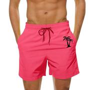 Generisch Bermuda Short de bain pour homme Short de bain Short de bain Short de bain Short de sport Short de plage Short court Séchage rapide Sports nautiques Couleur unie Short de plage d'été