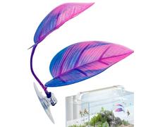 Generisch Betta Leaves - Hamac Feuilles de lit pour Petit Aquarium - Feuilles de lit pour Petit Aquarium - d'aquarium avec Ventouse - Vivant - pour Clown et guppys