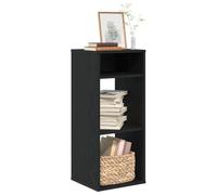 Generisch BibliothèQue en Bois Noir,Meuble Case De Rangement,34 X 31 X 80 Cm BibliothèQue,Meuble Rangement,Etagere Bois Utilisé dans Le Salon, La Chambre, Le Bureau, Etc