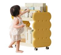 Generisch Bibliothèque pour chambre d'enfant, petite bibliothèque mobile avec roues, petite pour enfants - Pour chambre d'enfant, salle de jeux, salle de classe, chambre à coucher, coin de lecture