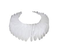 Generisch Bijoux avec fermeture magnétique pour costume de scène et mariage, 1 pièce boucles d'oreilles enfant argent (blanc, taille unique)